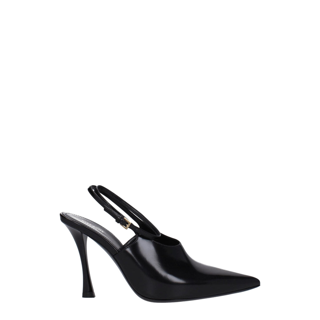 Givenchy Black Leather High Heel Pumps Givenchy