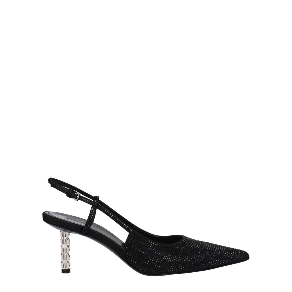 Givenchy Black Fabric High Heel Pumps Givenchy