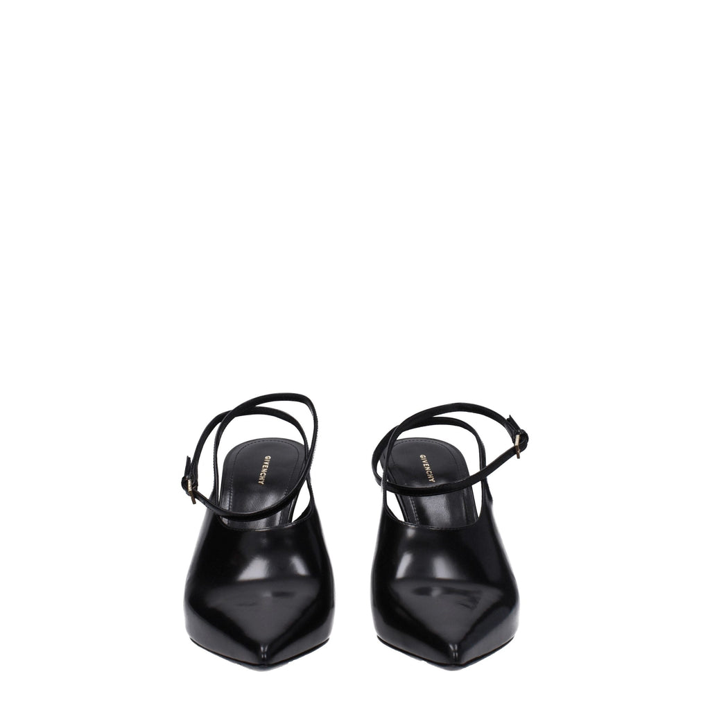 Givenchy Black Leather High Heel Pumps Givenchy