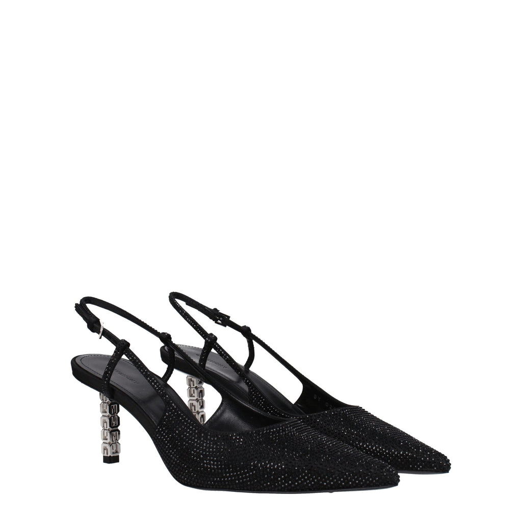 Givenchy Black Fabric High Heel Pumps Givenchy