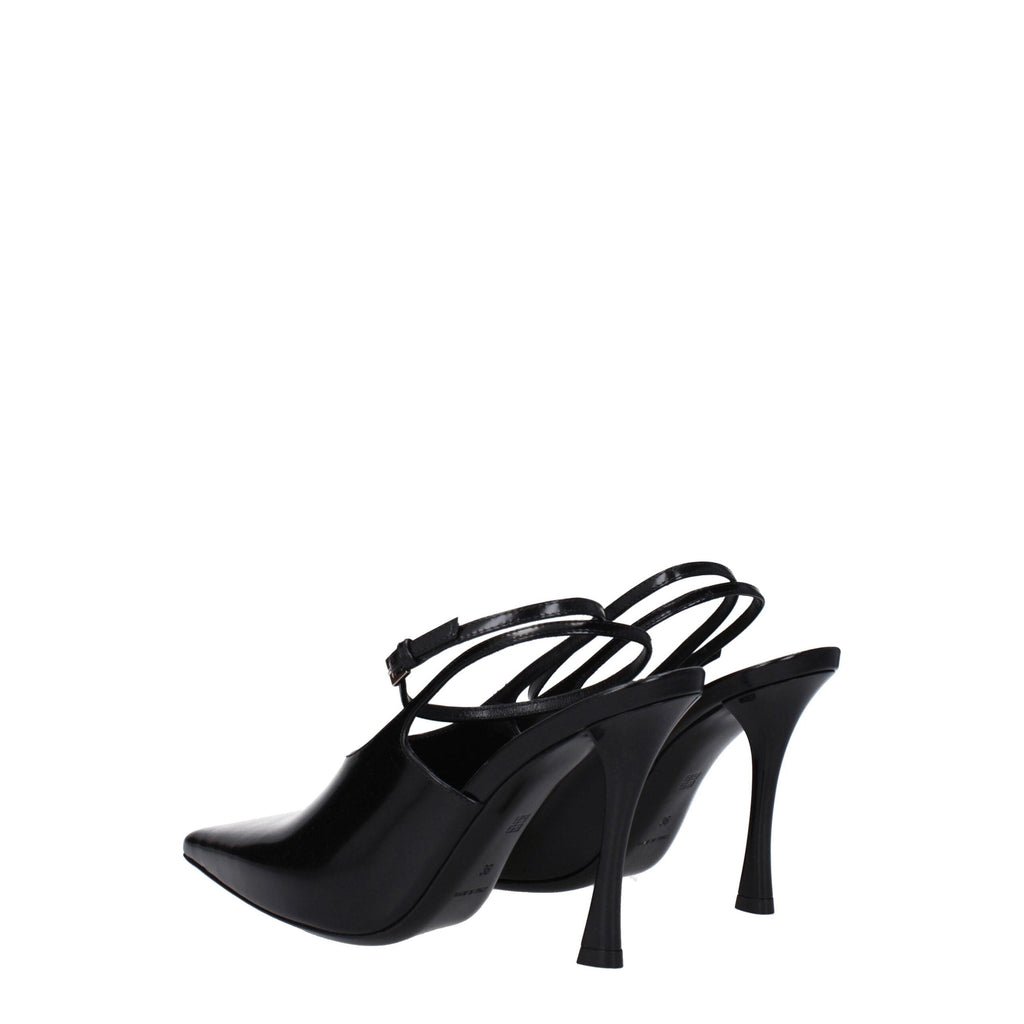 Givenchy Black Leather High Heel Pumps Givenchy