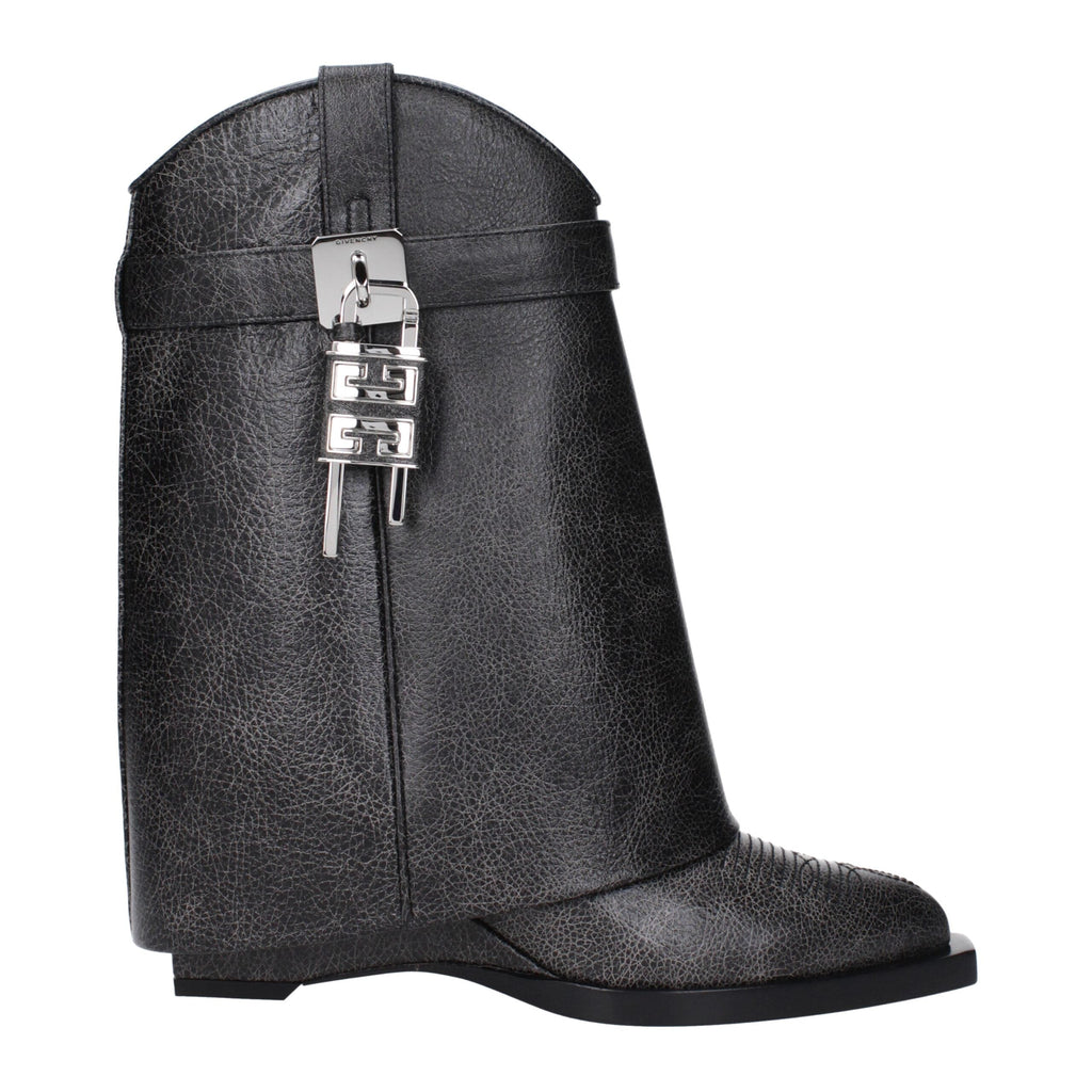 Givenchy Black Leather Ankle Boots Givenchy