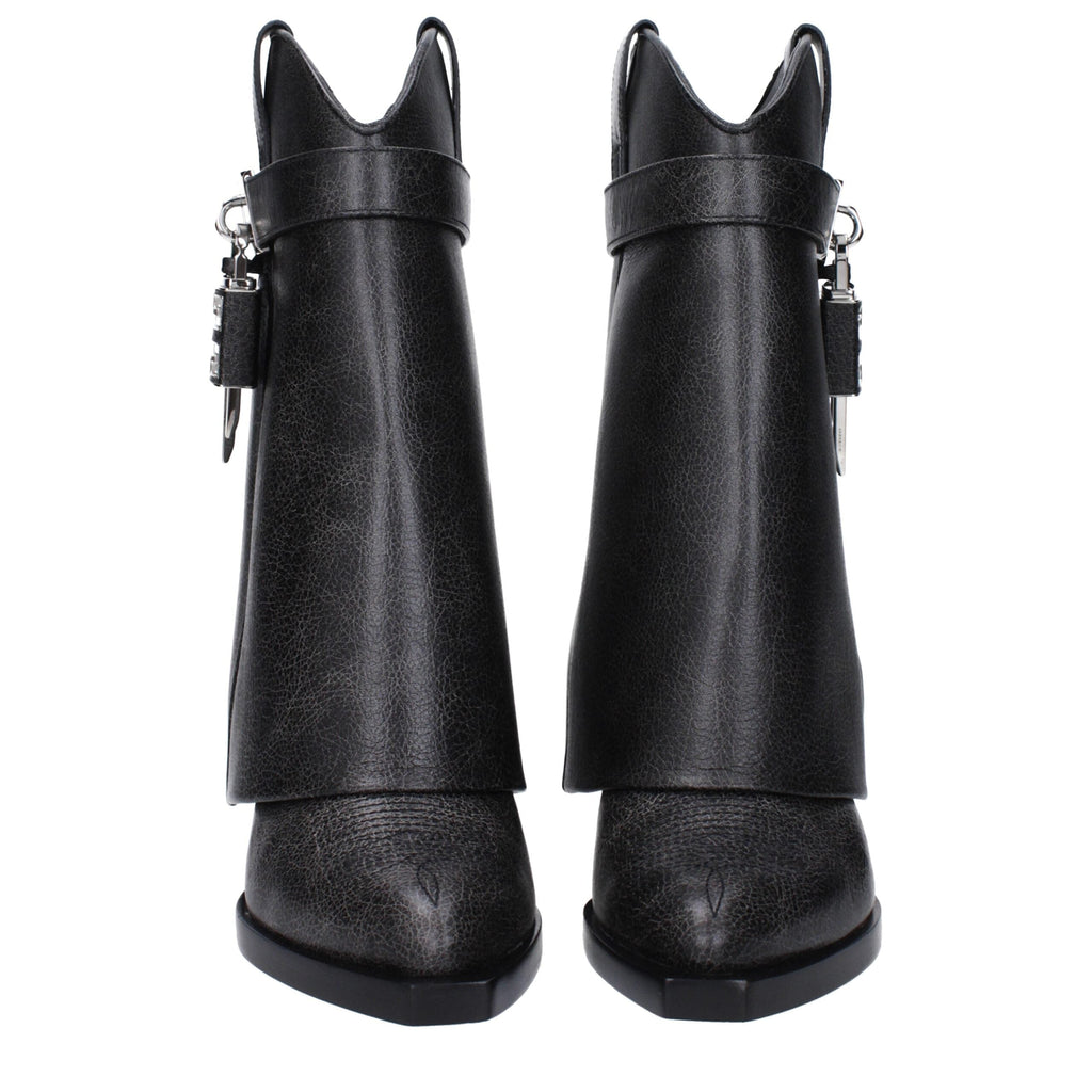Givenchy Black Leather Ankle Boots Givenchy