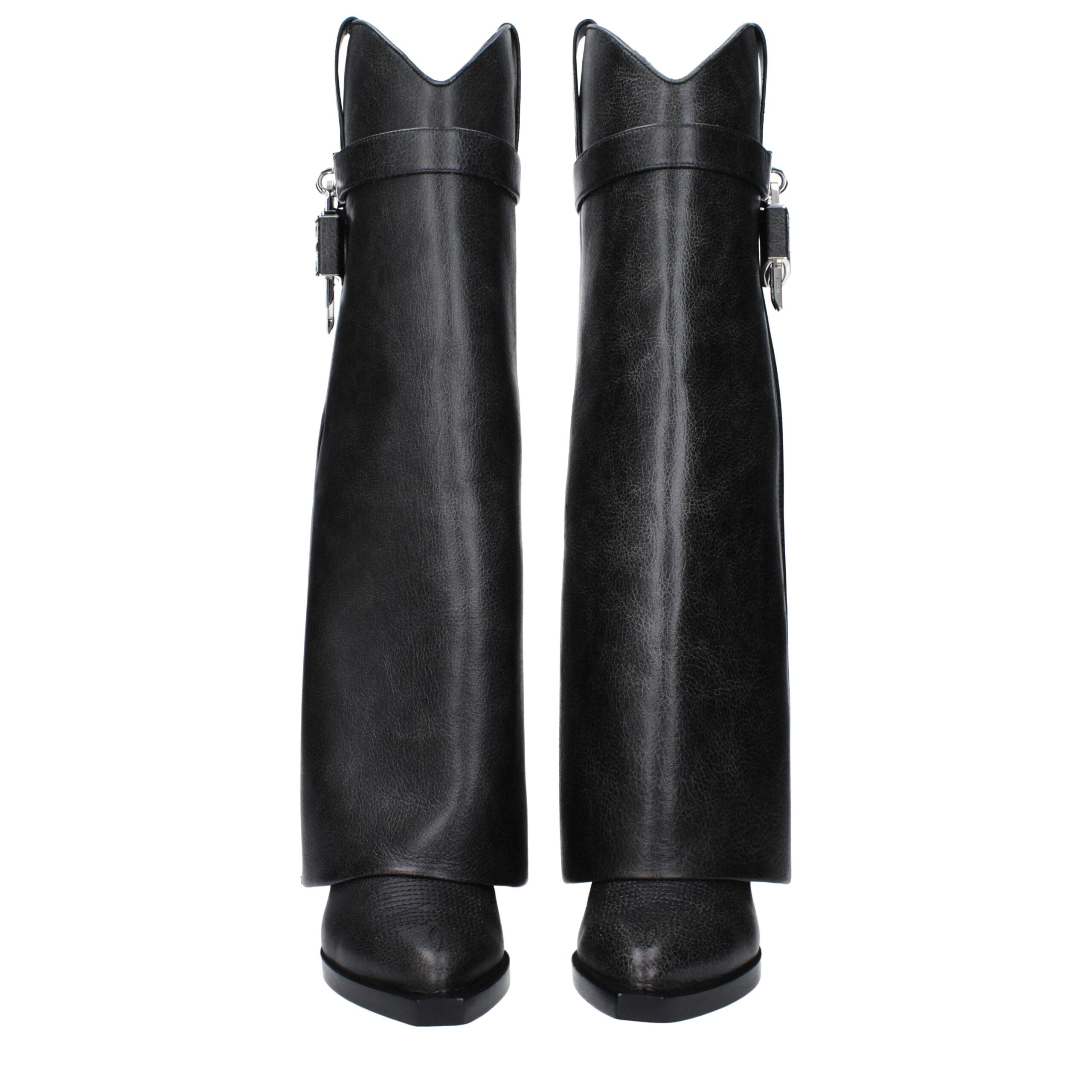 Givenchy Black Leather Boots Givenchy