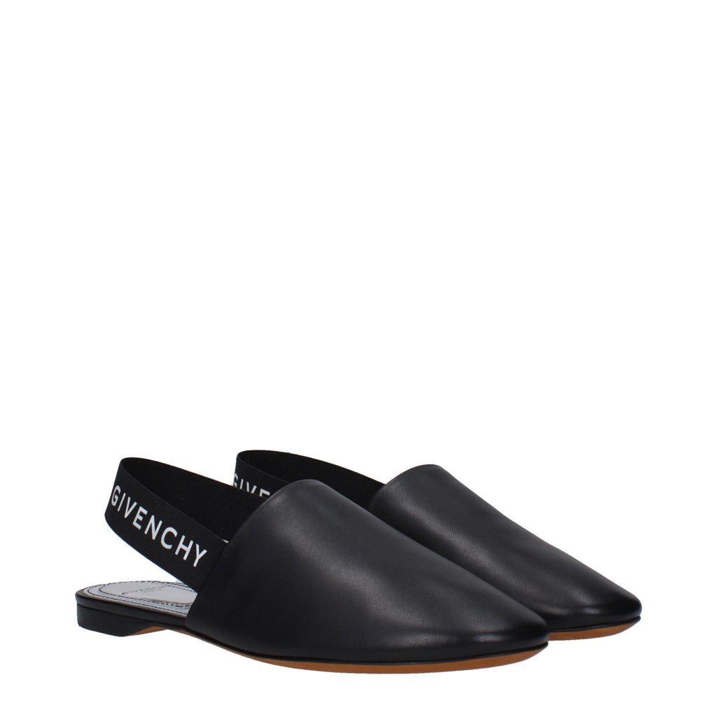 Givenchy Black Leather Mules Givenchy