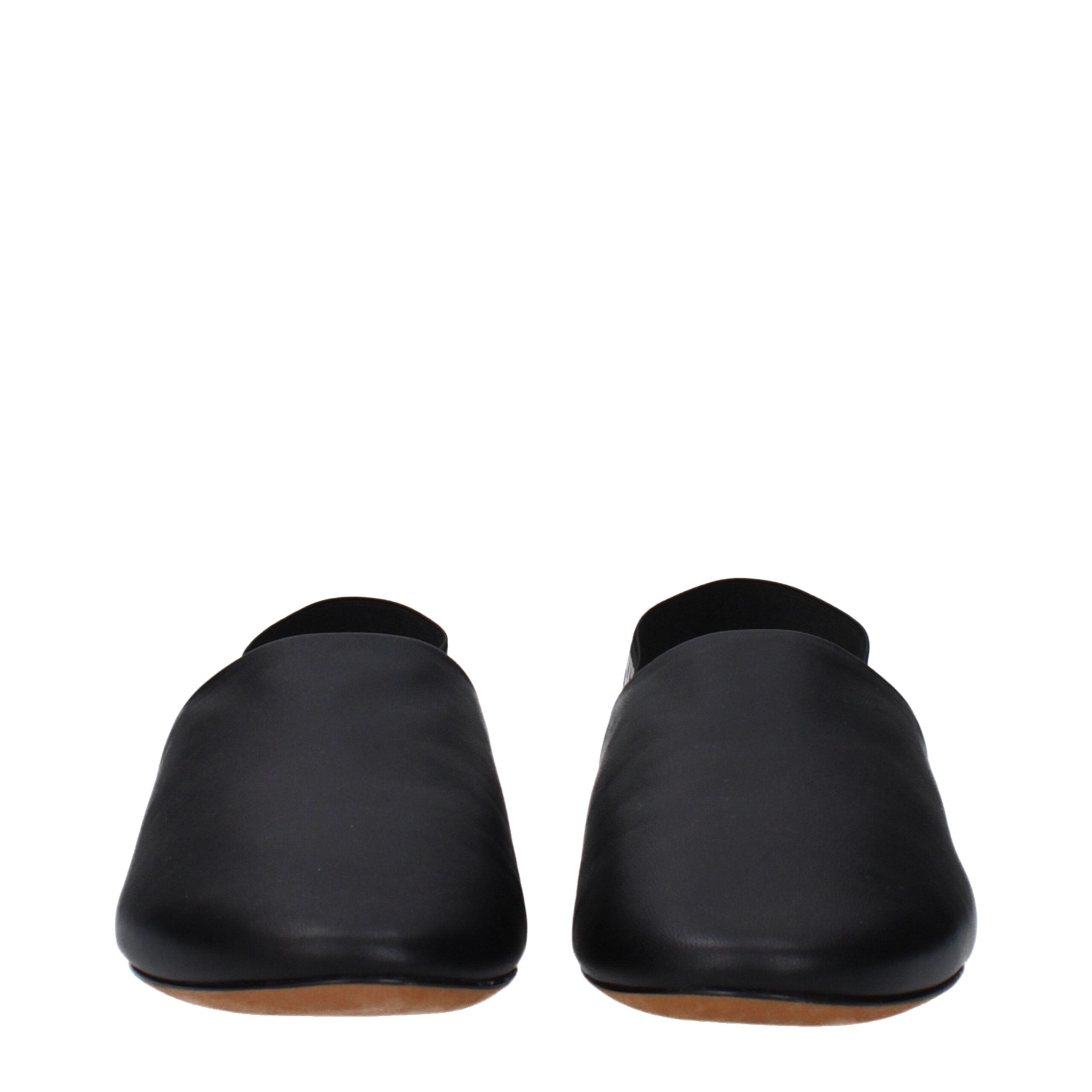 Givenchy Black Leather Slides Givenchy