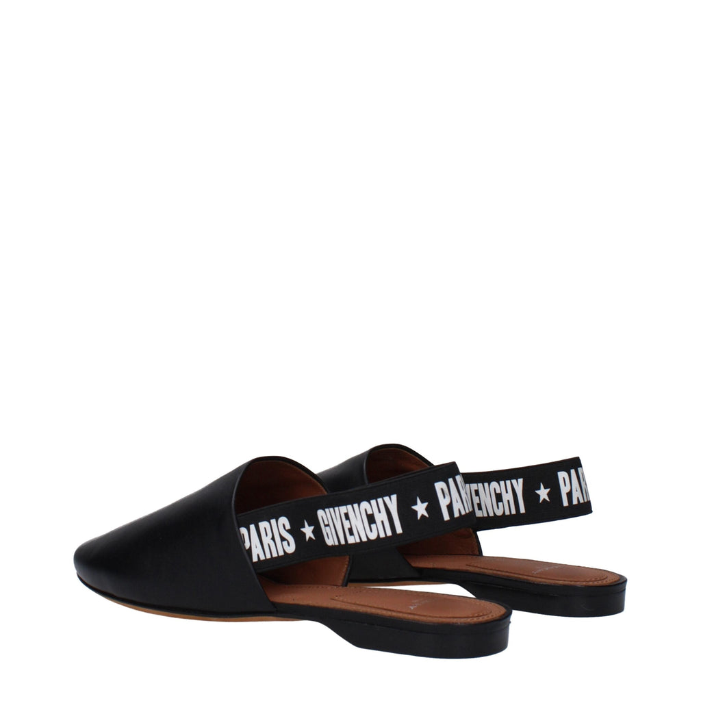 Givenchy Black Leather Slides Givenchy