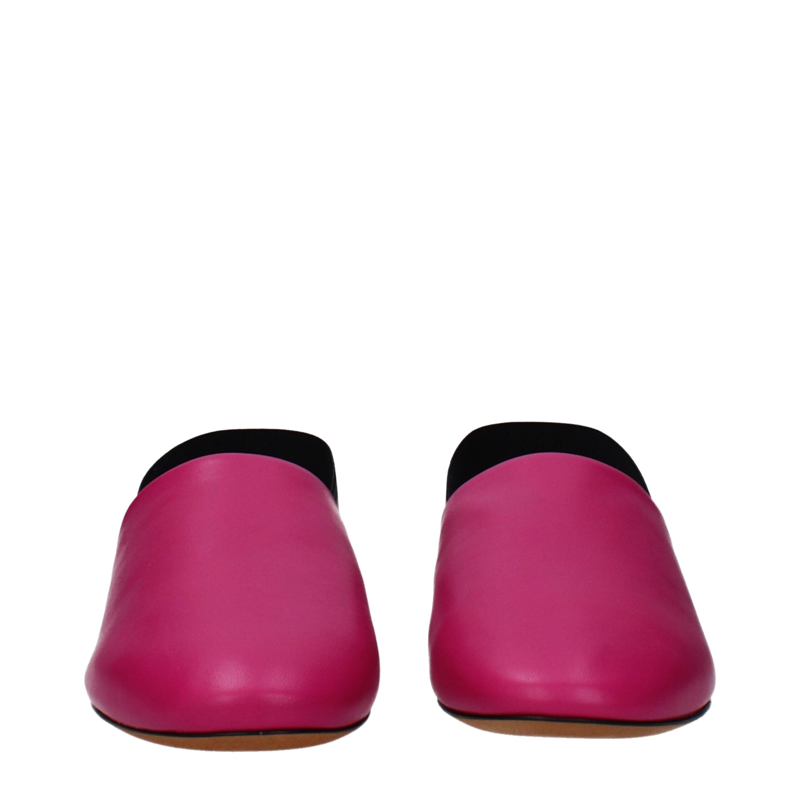 Givenchy Pink Leather Flat Sandals Givenchy