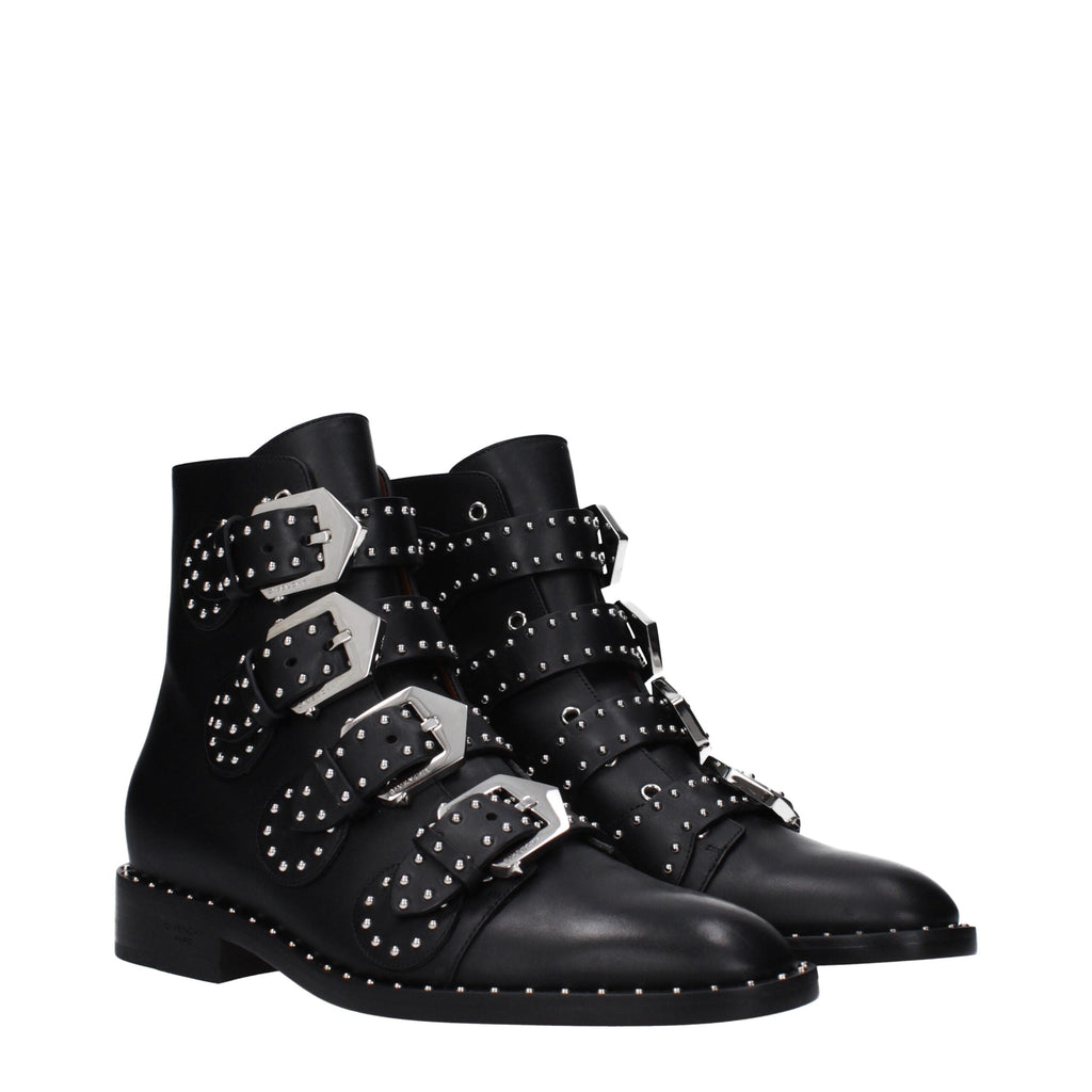 Givenchy Black Leather Ankle Boots Givenchy