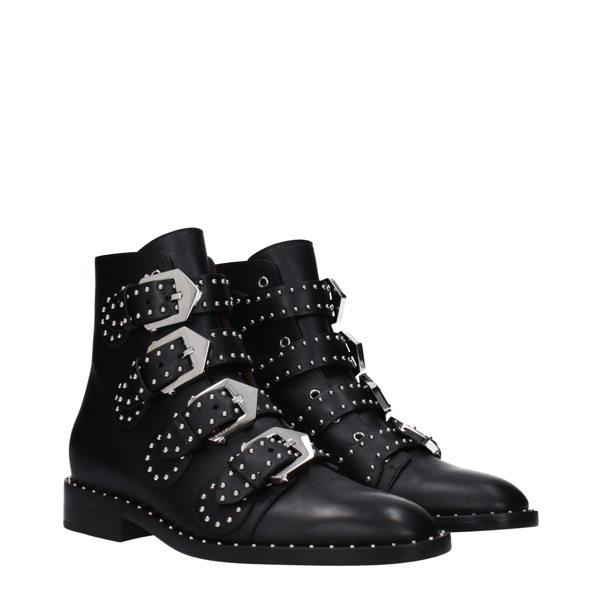Givenchy Black Leather Ankle Boots Givenchy