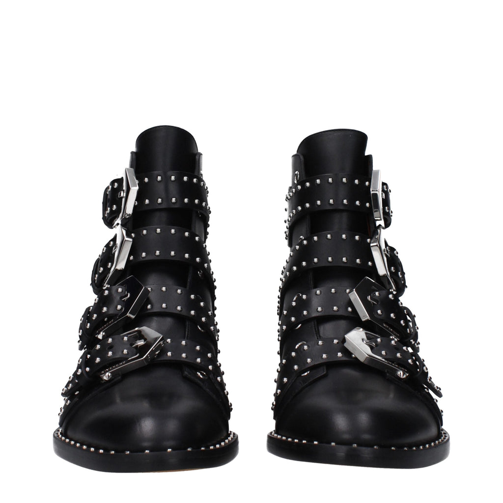 Givenchy Black Leather Ankle Boots Givenchy