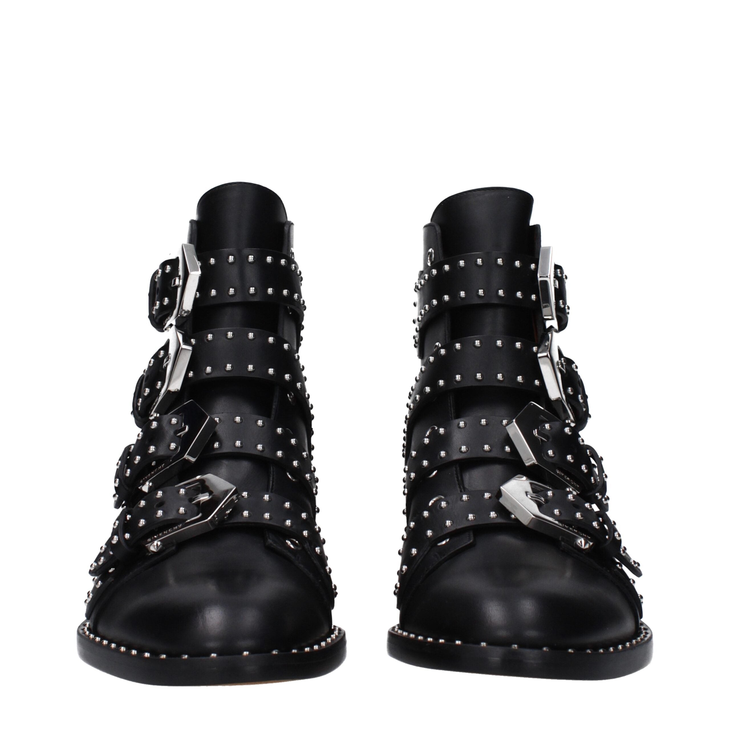 Givenchy Black Leather Ankle Boots Givenchy