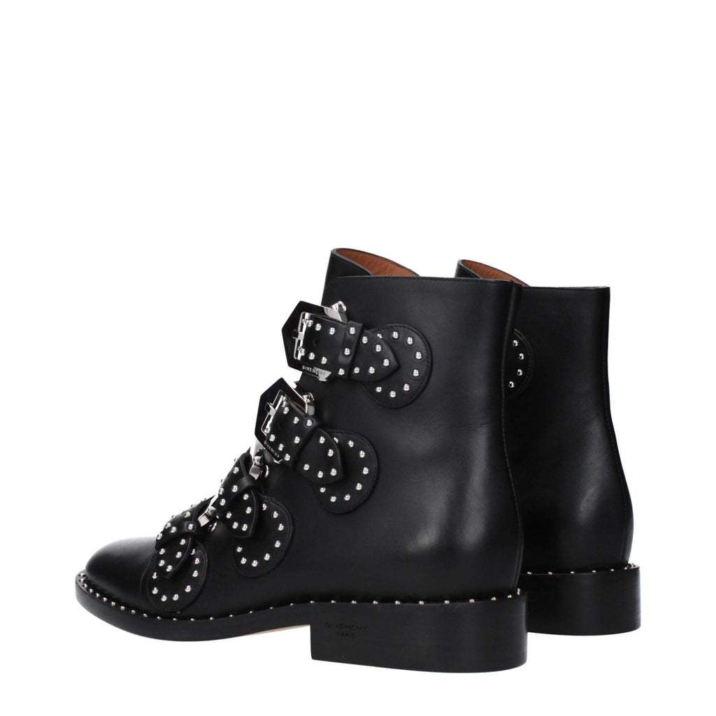 Givenchy Black Leather Ankle Boots Givenchy