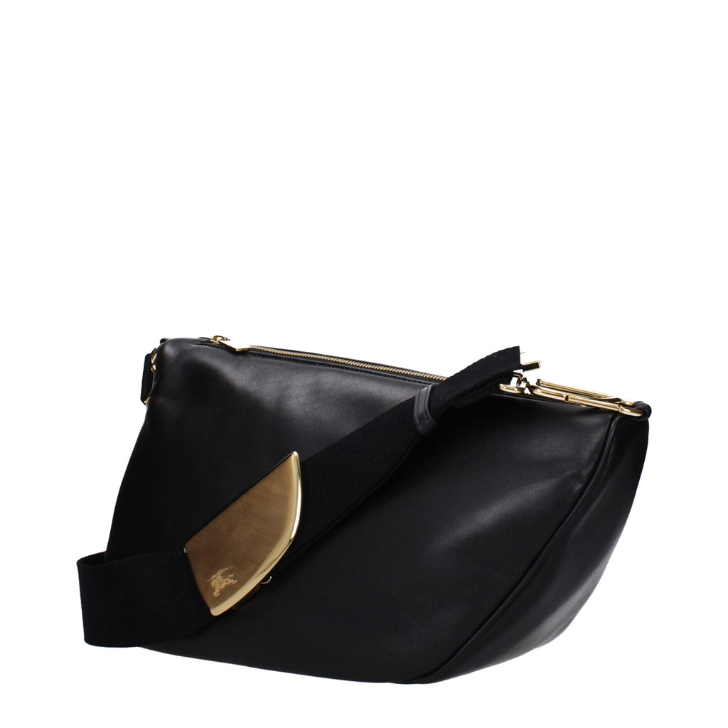 Burberry Black Leather Crossbody Bag Burberry