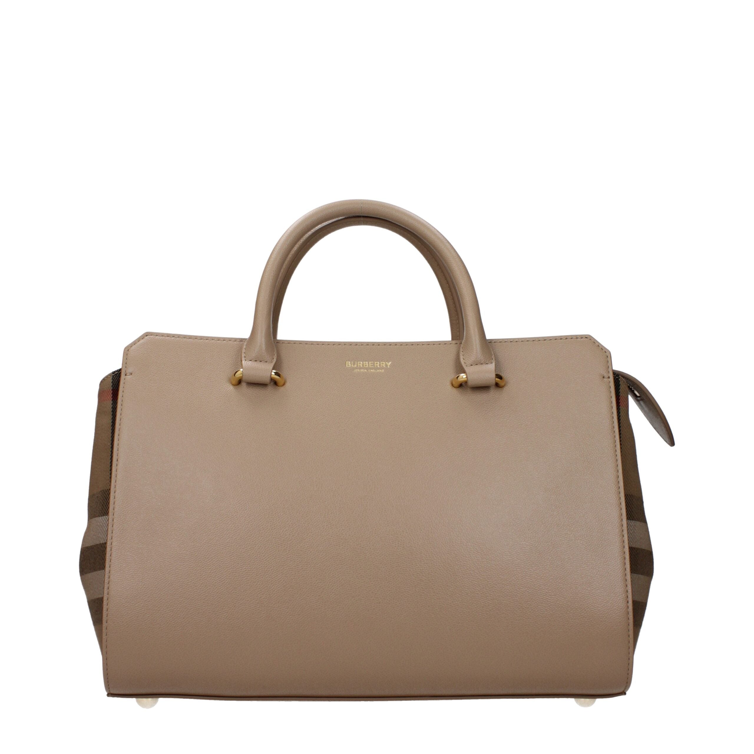 Burberry Beige Leather Handbag Burberry