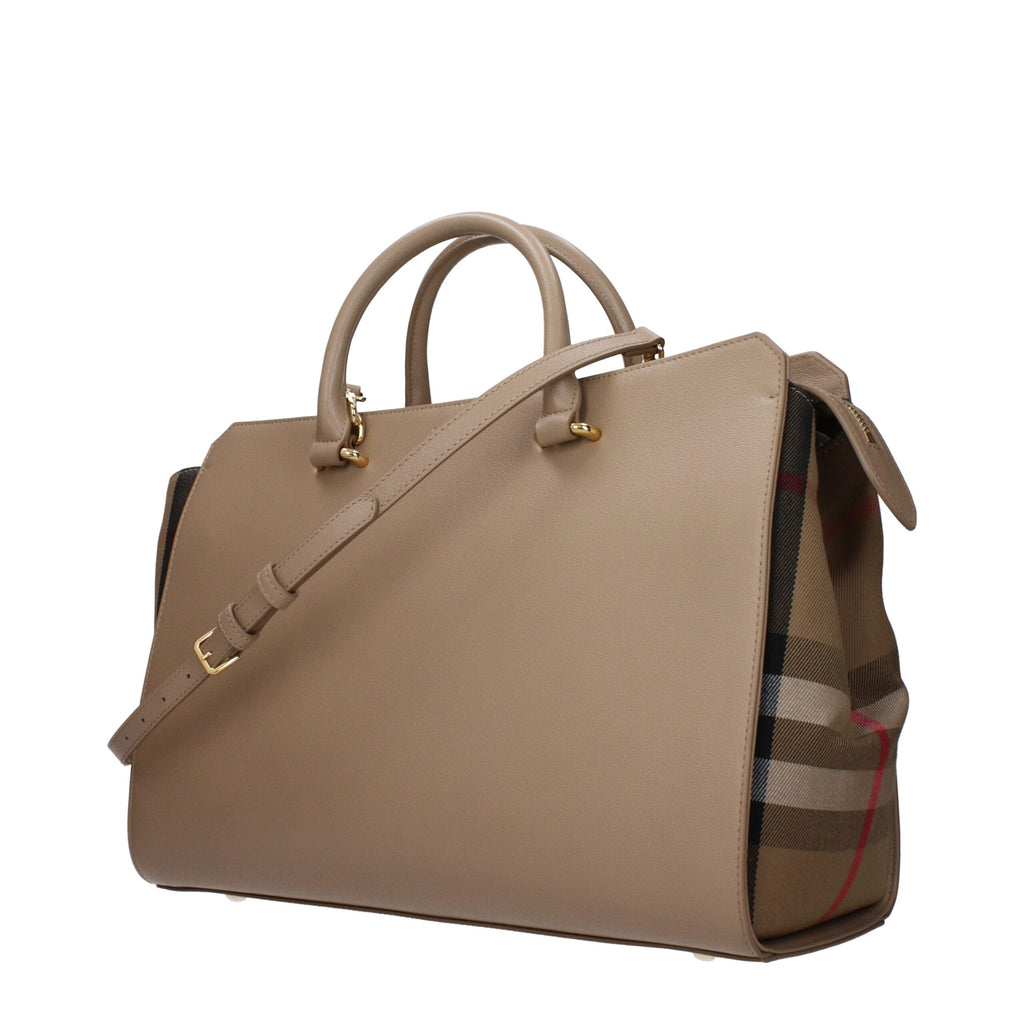 Burberry Beige Leather Handbag Burberry