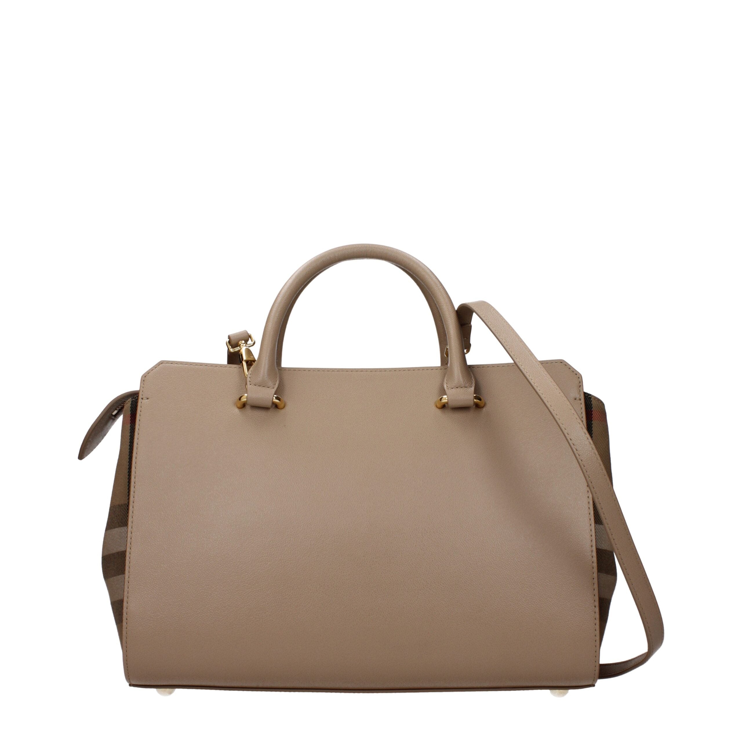 Burberry Beige Leather Handbag Burberry