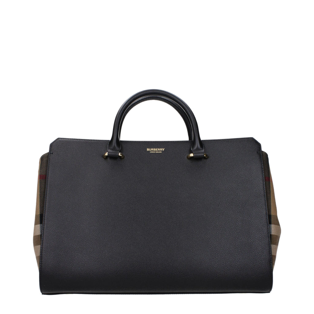 Burberry Black Leather Handbag Burberry