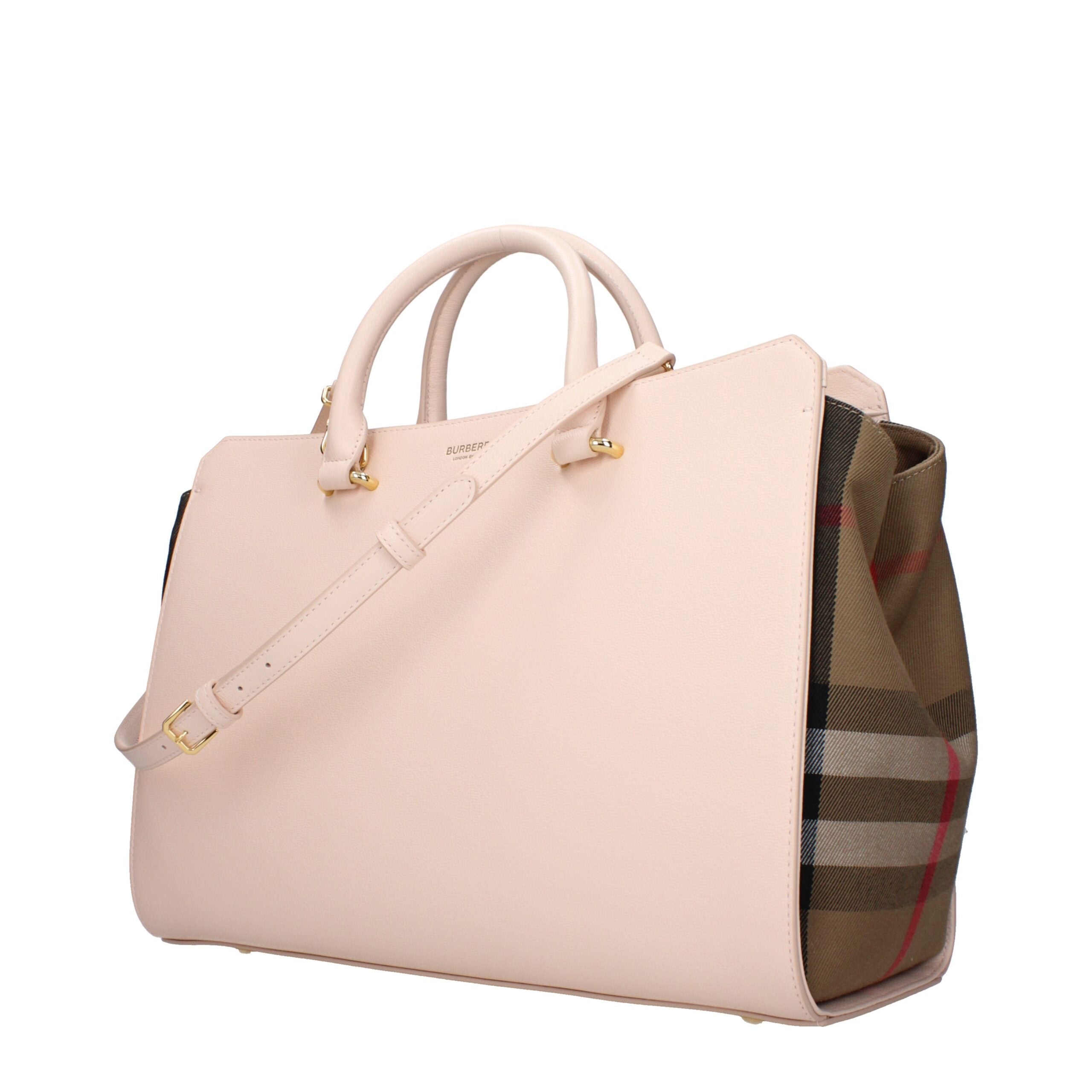 Burberry Pink Leather Handbag Burberry