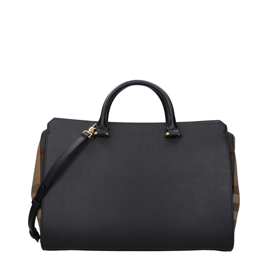 Burberry Black Leather Handbag Burberry