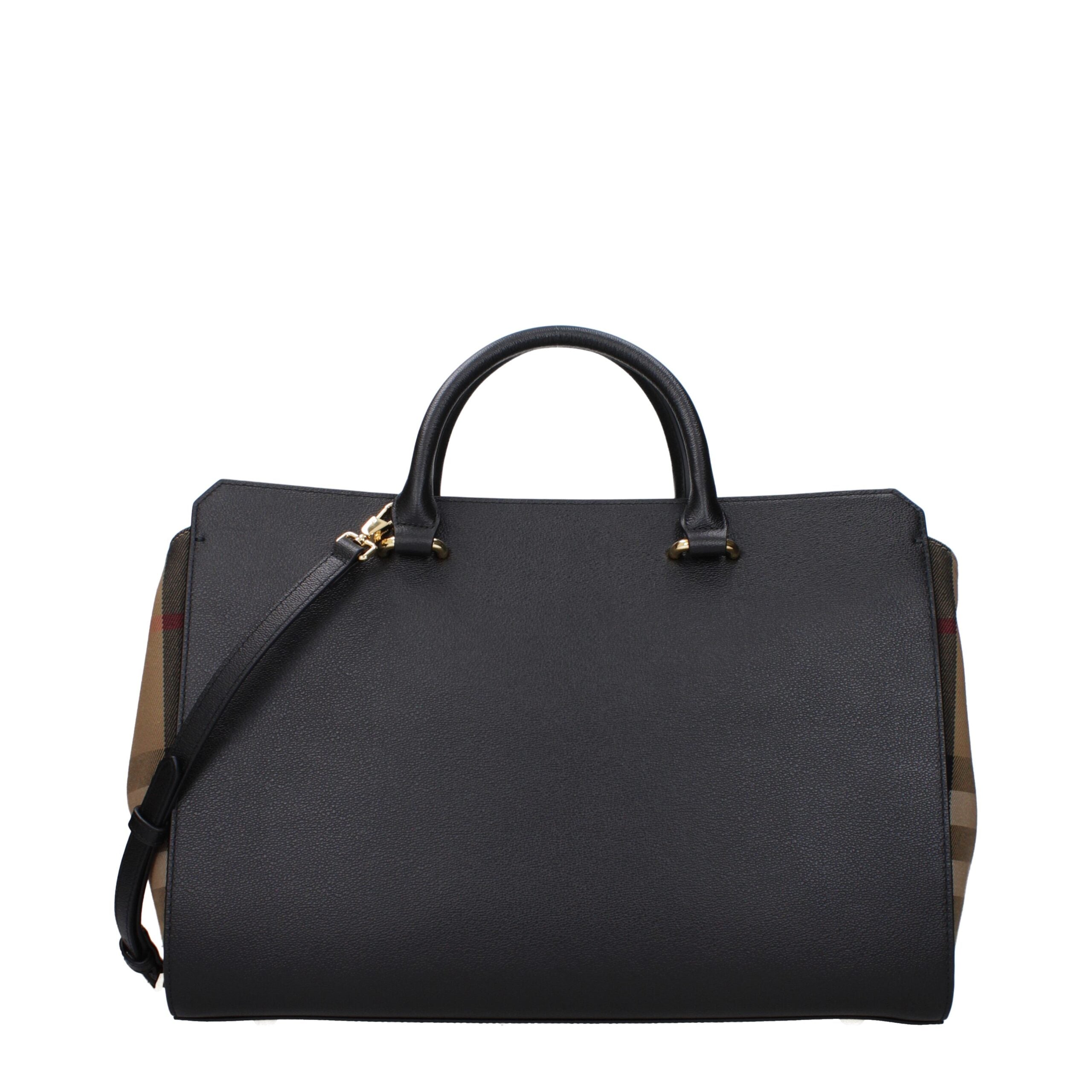 Burberry Black Leather Handbag Burberry