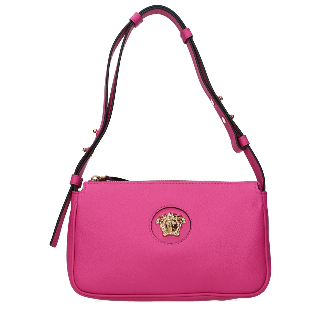 Versace Pink Leather Shoulder Bag Versace