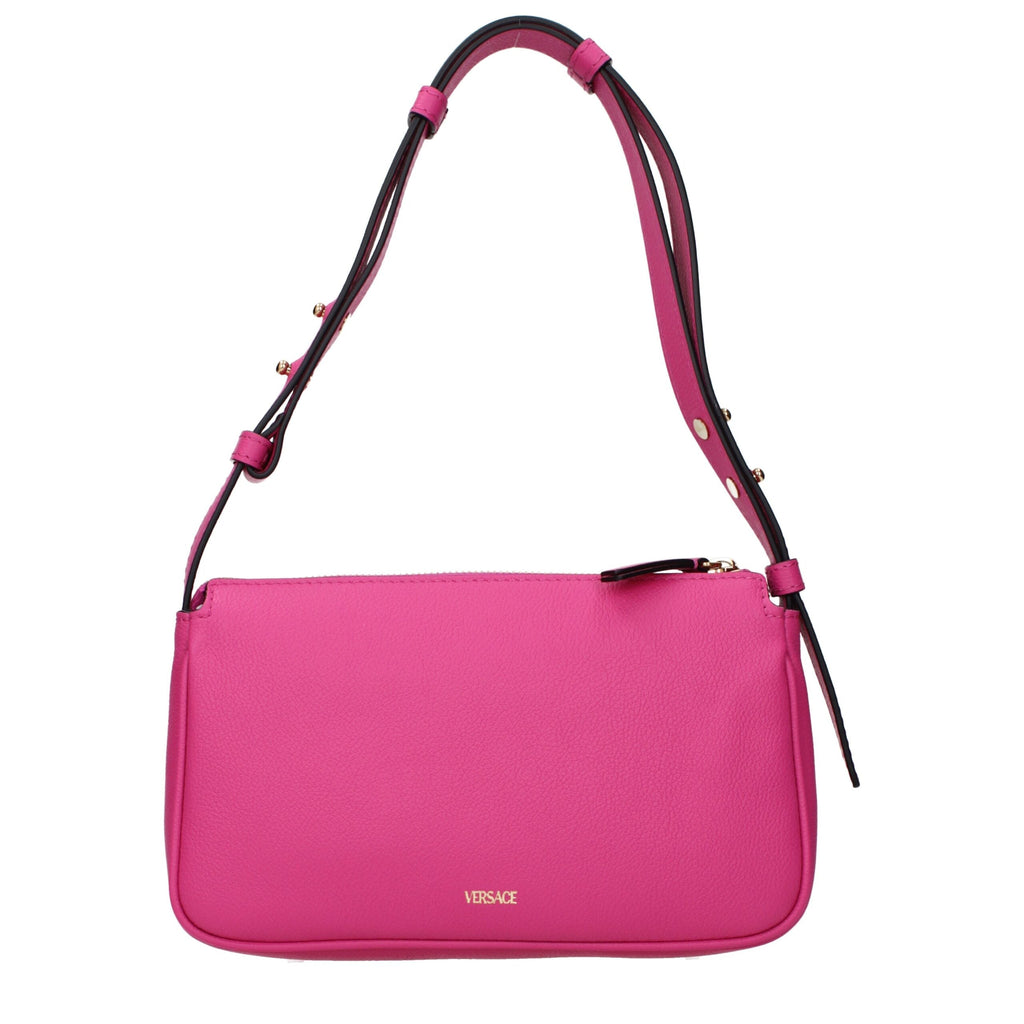 Versace Pink Leather Shoulder Bag Versace