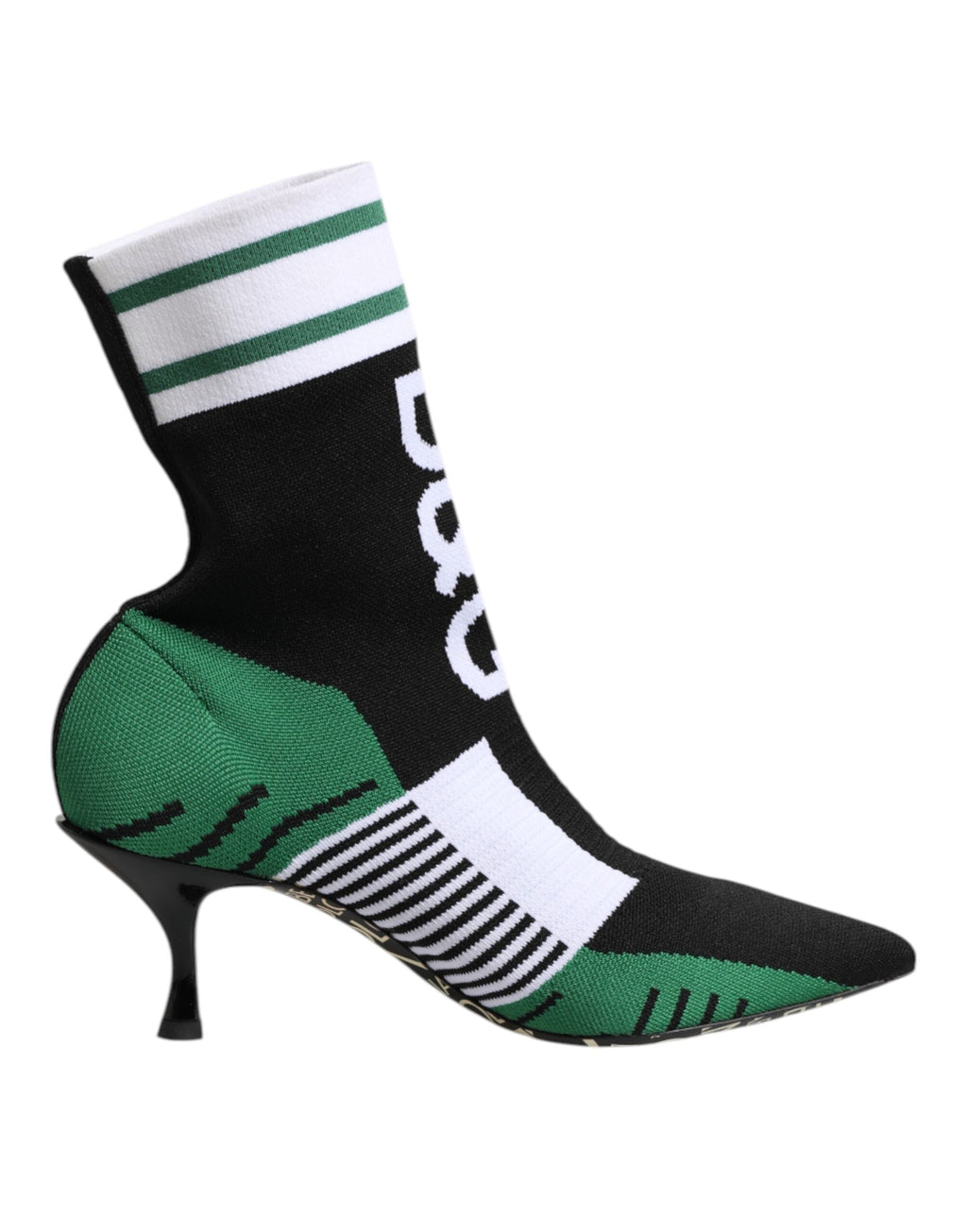 Dolce & Gabbana Green Stretch Sock Style Ankle Boots Shoes Dolce & Gabbana