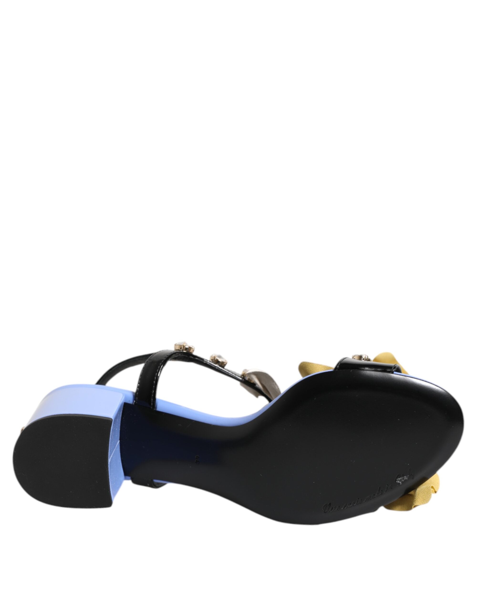 Dolce & Gabbana Multicolor Floral Crystal KEIRA Sandals Shoes Dolce & Gabbana