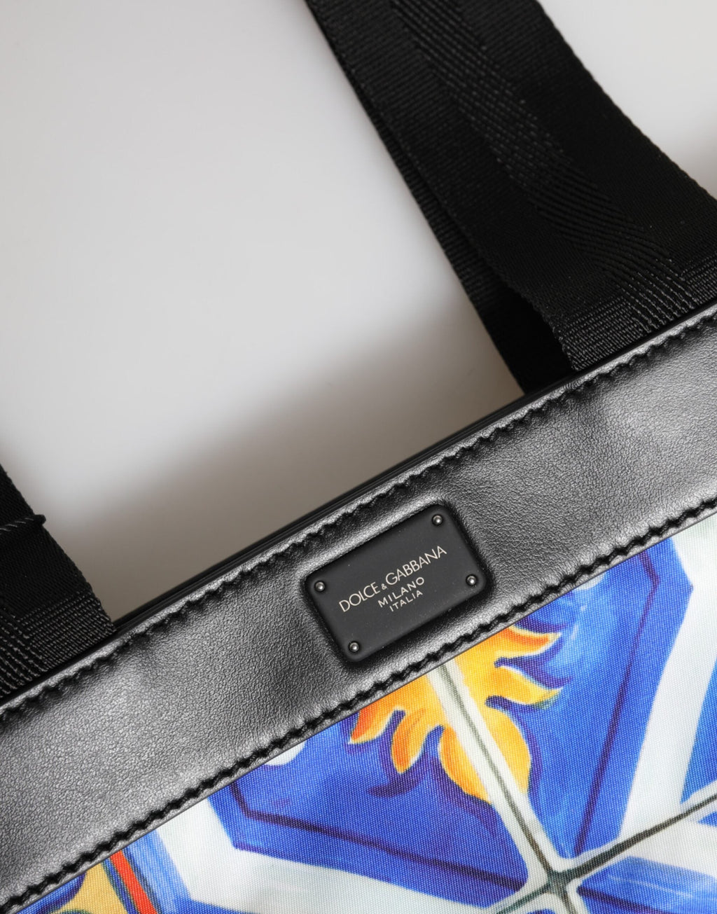 Dolce & Gabbana Multicolor Maiolica Print Tote Shoulder Strap Bag Dolce & Gabbana