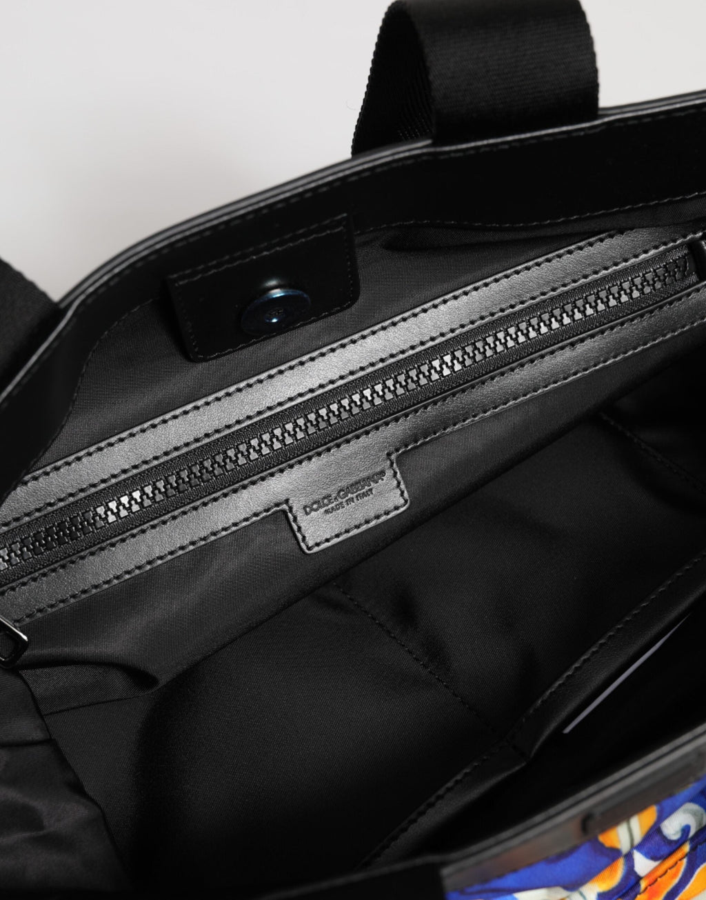 Dolce & Gabbana Multicolor Maiolica Print Tote Shoulder Strap Bag Dolce & Gabbana