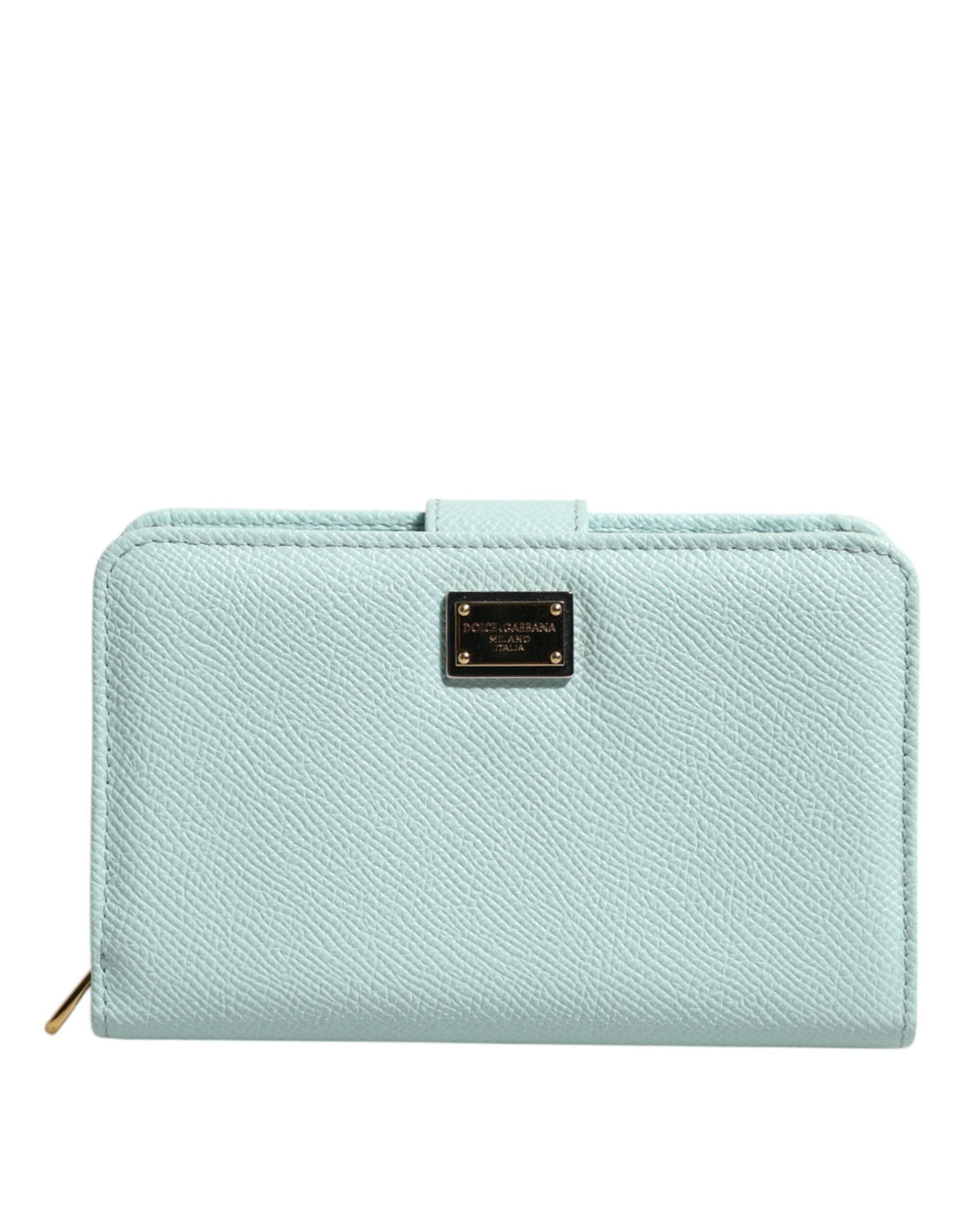 Dolce & Gabbana Mint Green Leather Bifold Continental Clutch Wallet Dolce & Gabbana