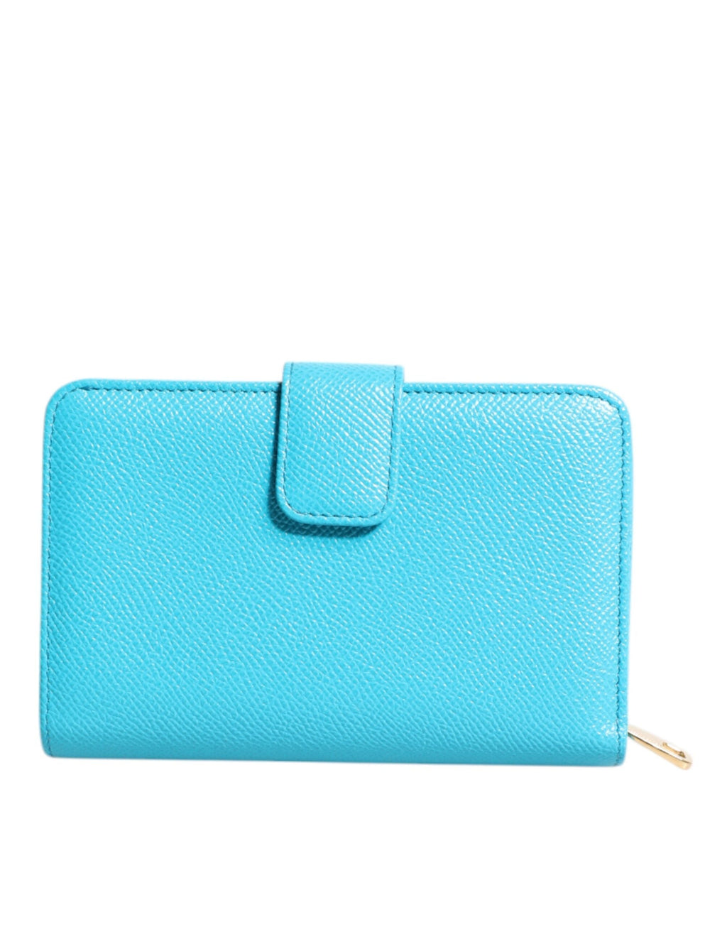 Dolce & Gabbana Light Blue Leather Bifold Continental Clutch Wallet Dolce & Gabbana