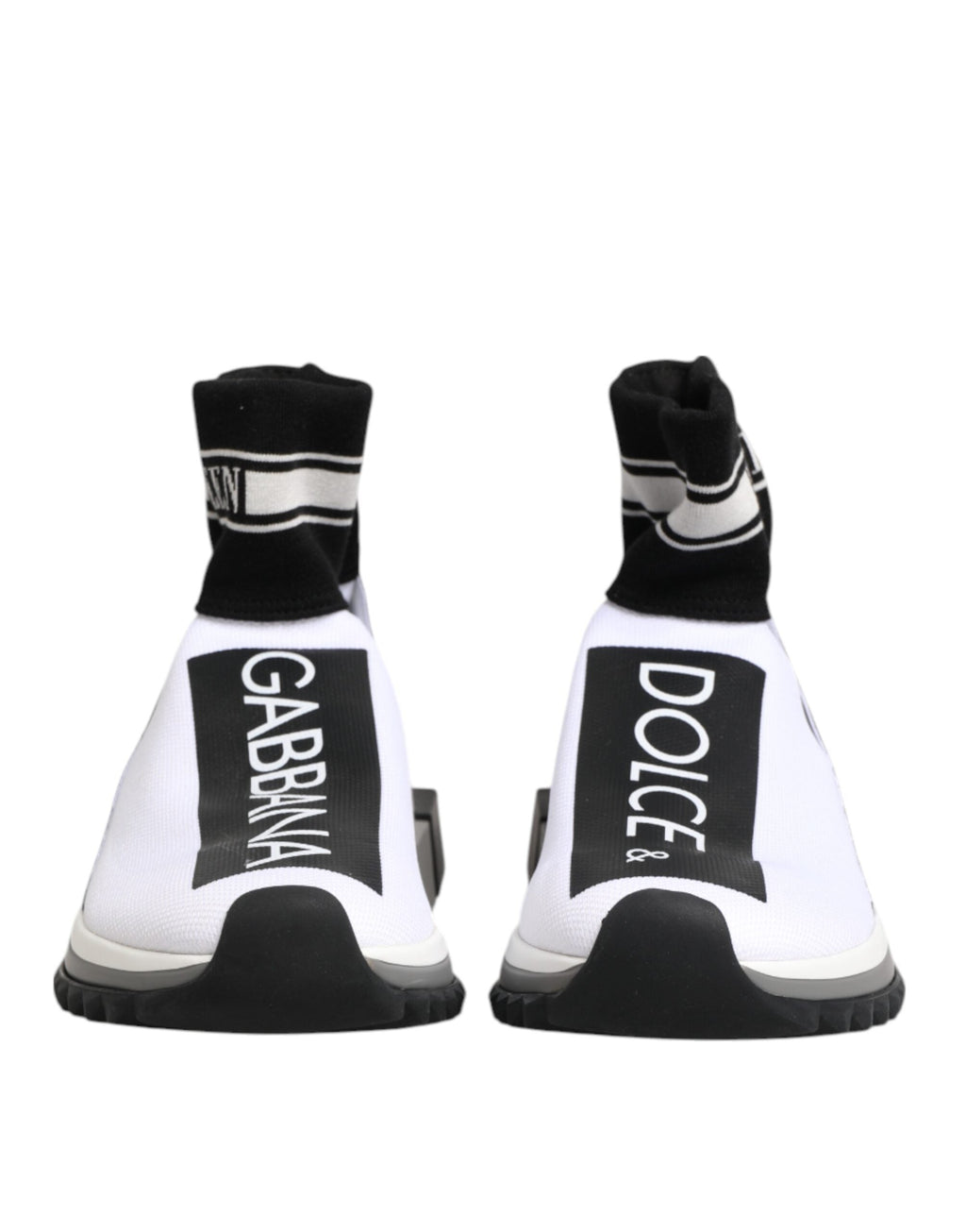 Dolce & Gabbana White Black Sorrento Socks Sneakers Shoes Dolce & Gabbana