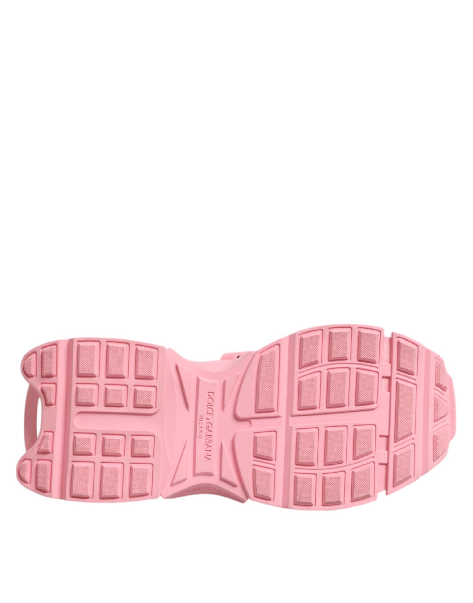 Dolce & Gabbana Pink Low Top Space Women Sneakers Shoes Dolce & Gabbana