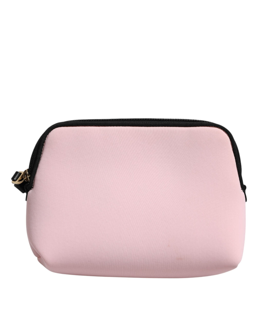 Dolce & Gabbana Pink Solid Nylon DG Logo Print Clutch Zip Borse Pouch Bag Dolce & Gabbana