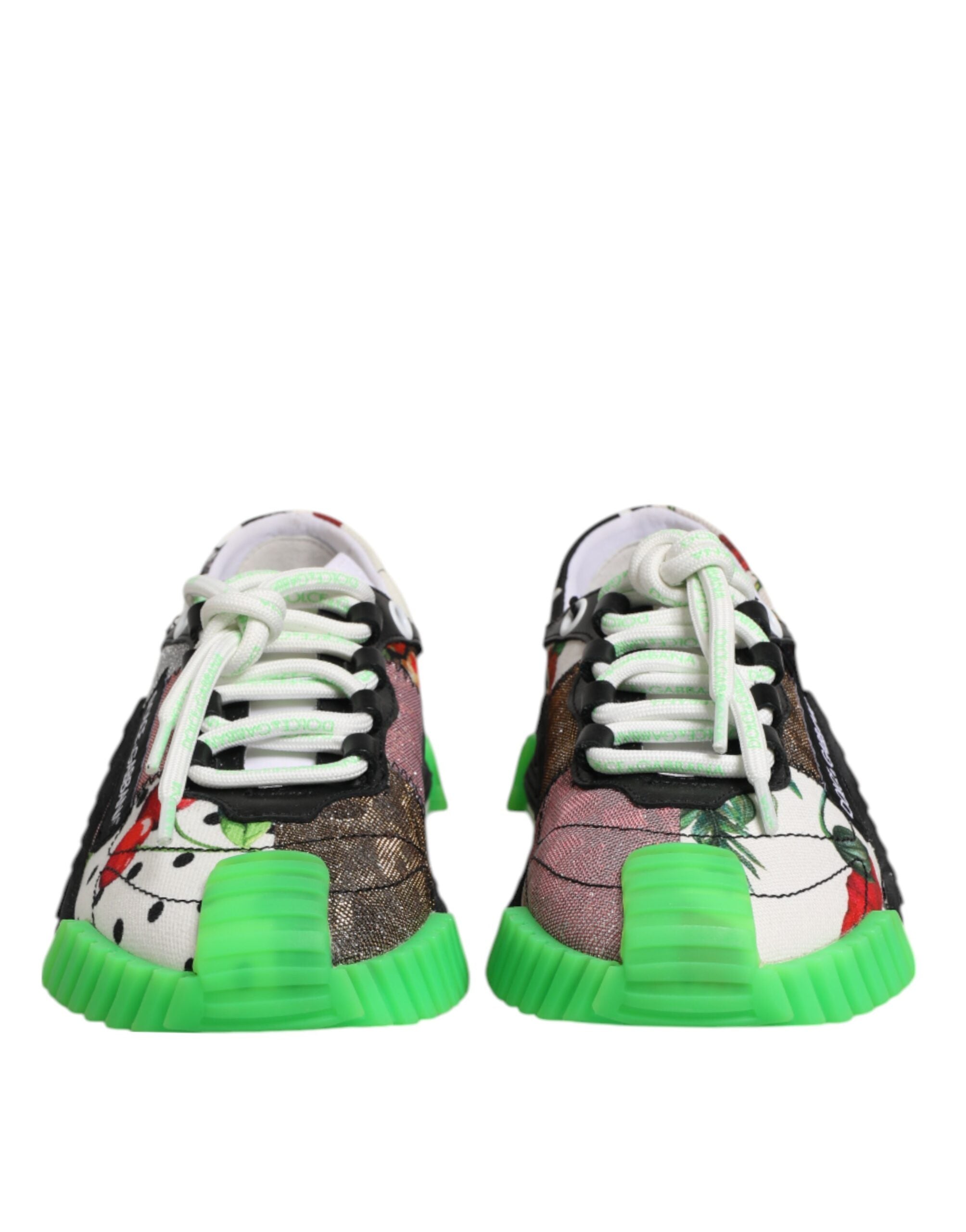 Dolce & Gabbana Multicor DG Logo Leopard Cherry Sneaker Shoes Dolce & Gabbana