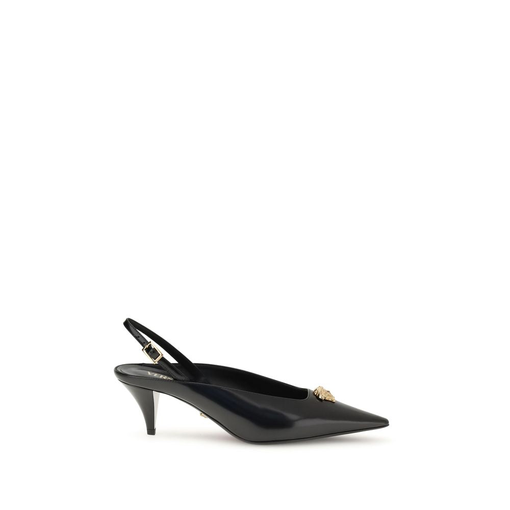 Versace La Medusa slingback Pumps Versace