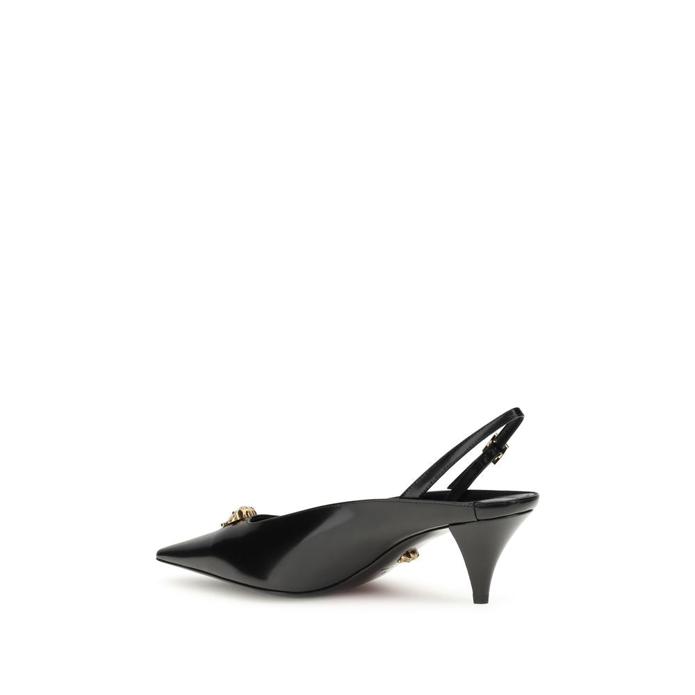 Versace La Medusa slingback Pumps Versace