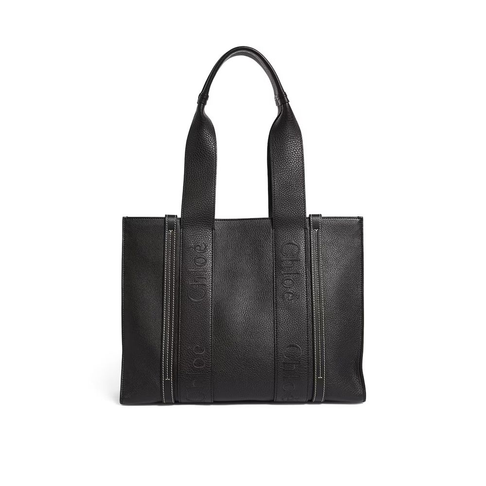Chloé Chloe Woody Medium Leather Tote Bag Chloé