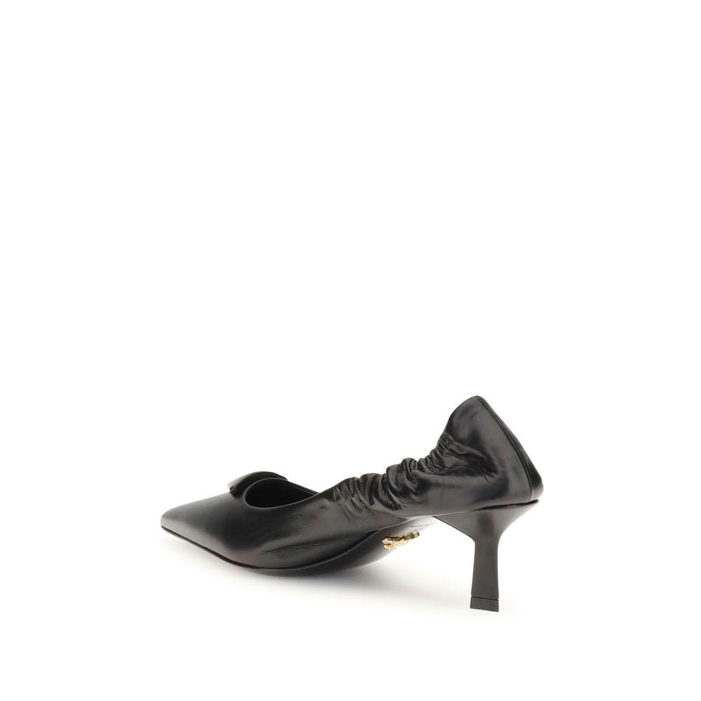 Prada Leather logo Pumps Prada