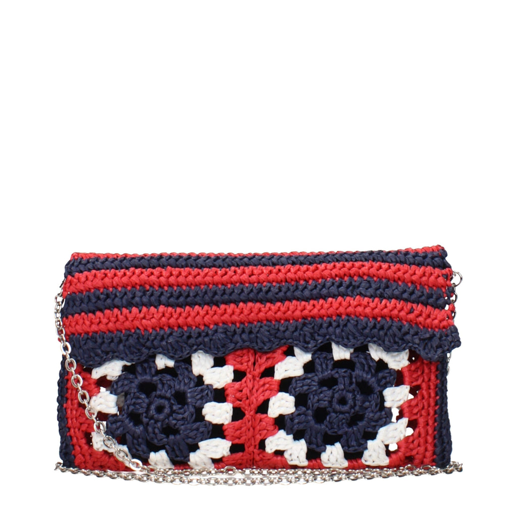 Miu Miu Multicolor Raffia Clutch Bag Miu Miu
