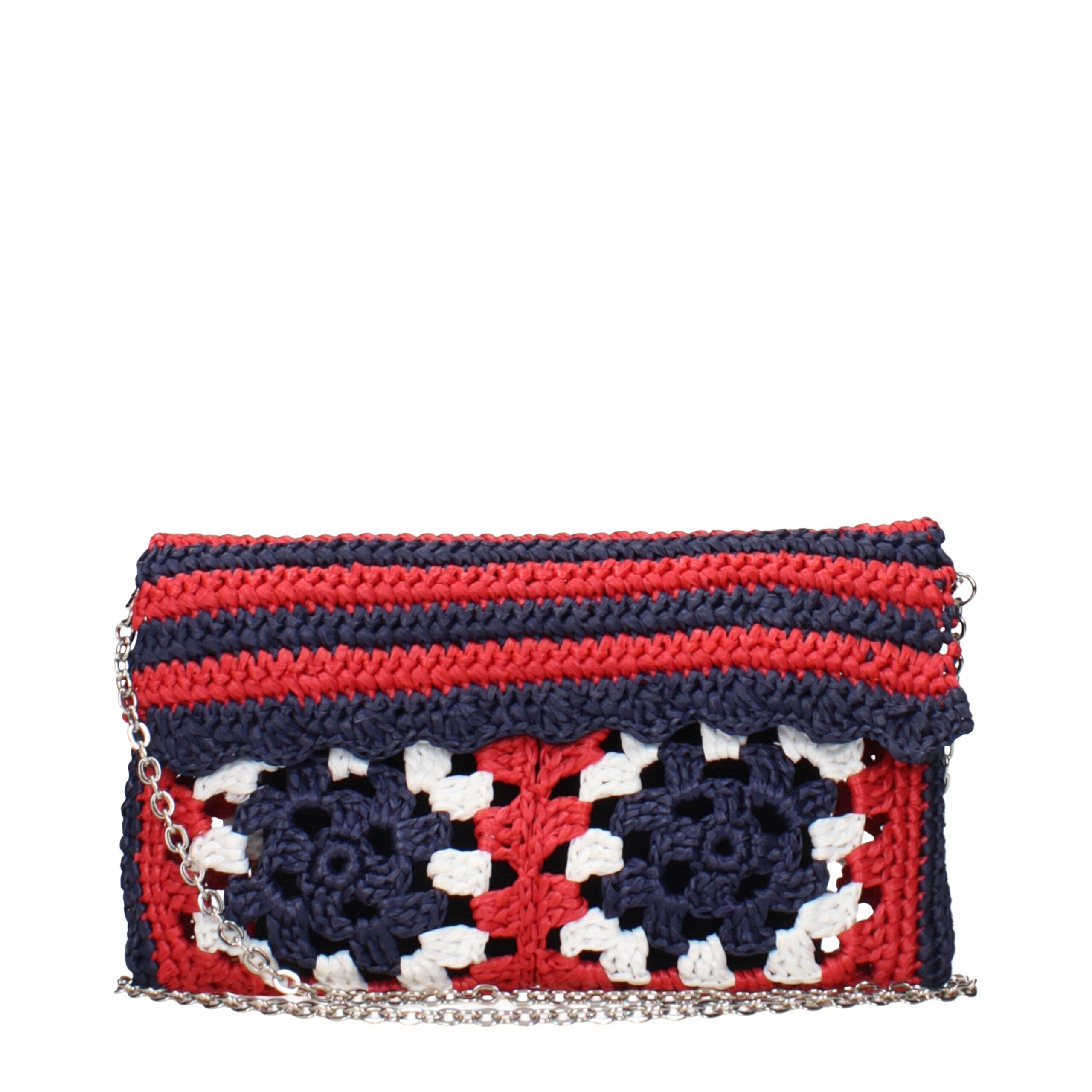 Miu Miu Multicolor Raffia Clutch Bag Miu Miu