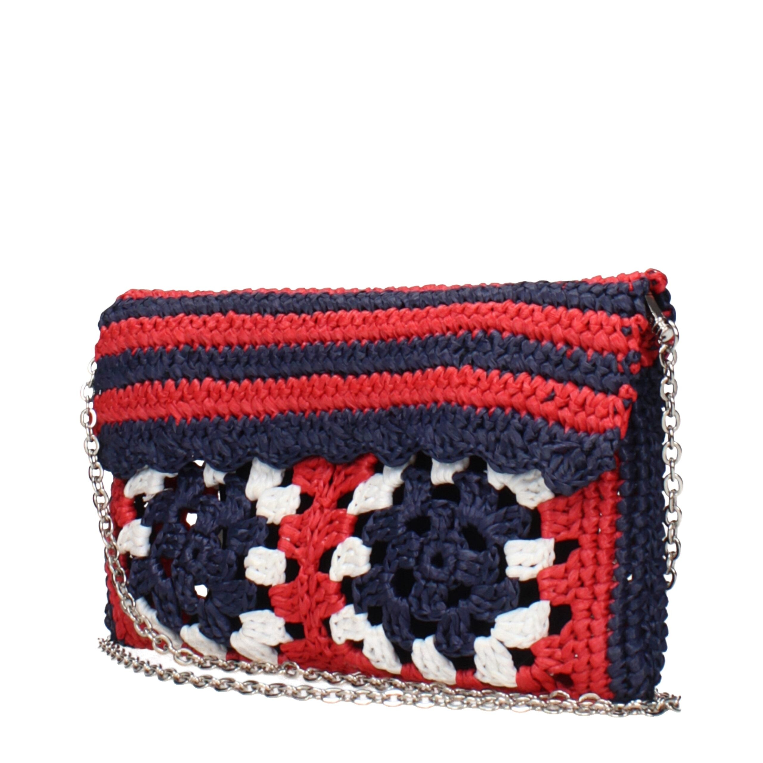 Miu Miu Multicolor Raffia Clutch Bag Miu Miu