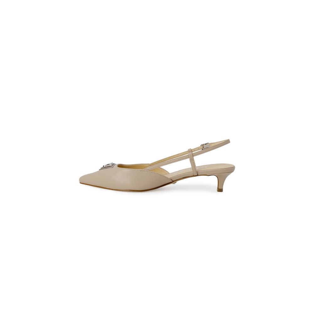 Guess Beige Polyester High Heel Guess