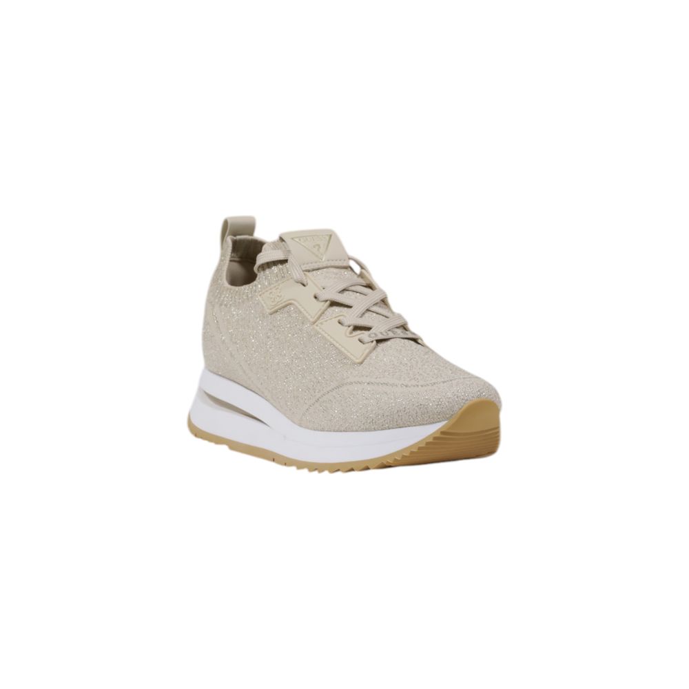 Guess Beige Polyester Sneaker Guess