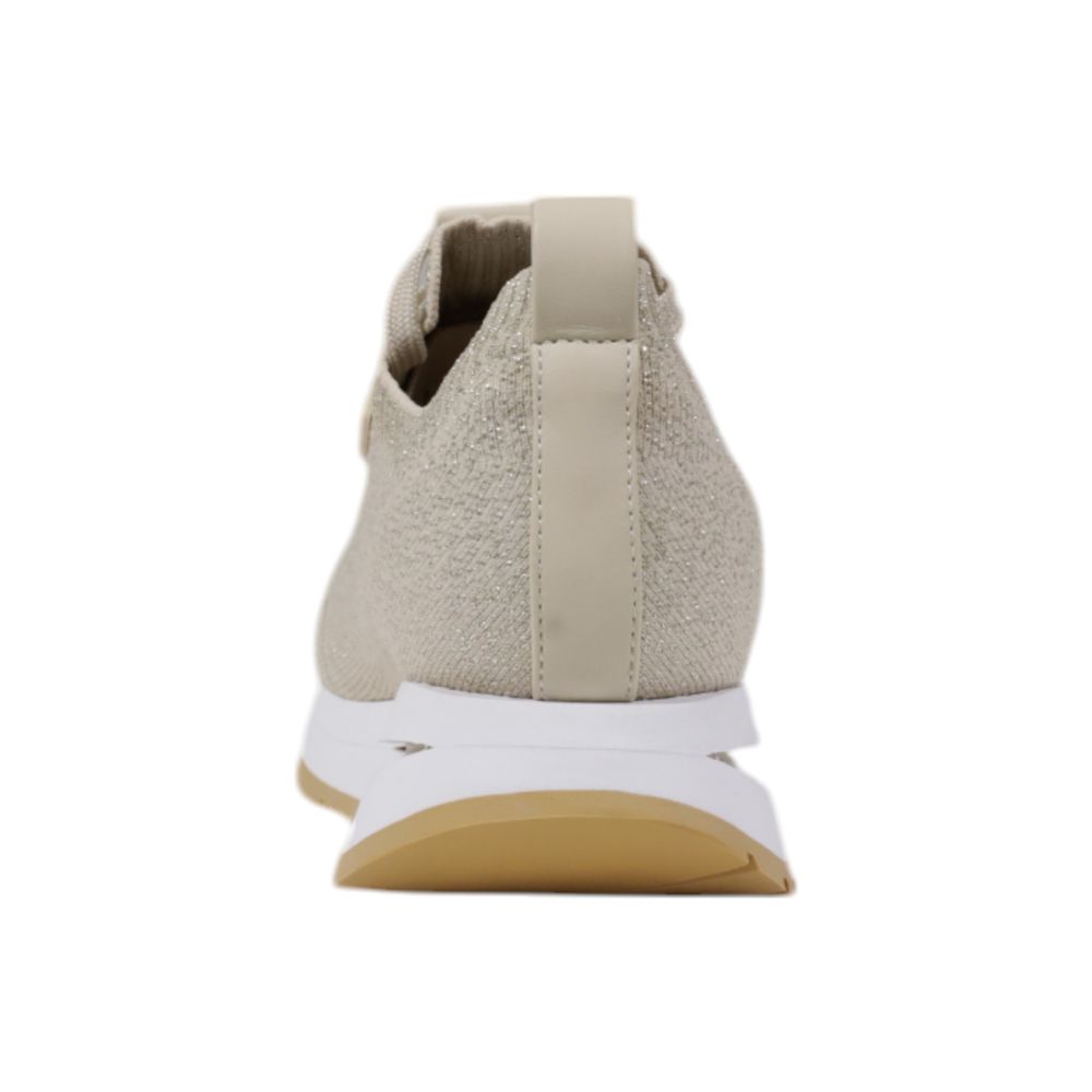 Guess Beige Polyester Sneaker Guess