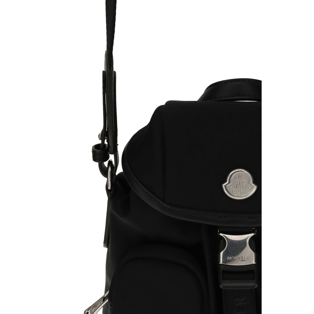 Moncler Black Leather Backpack Moncler