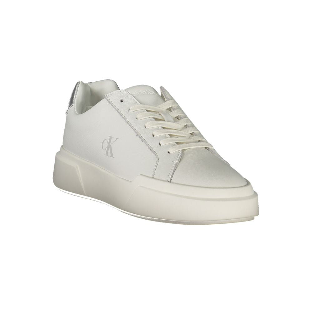 Calvin Klein White Leather Women Sneaker Calvin Klein
