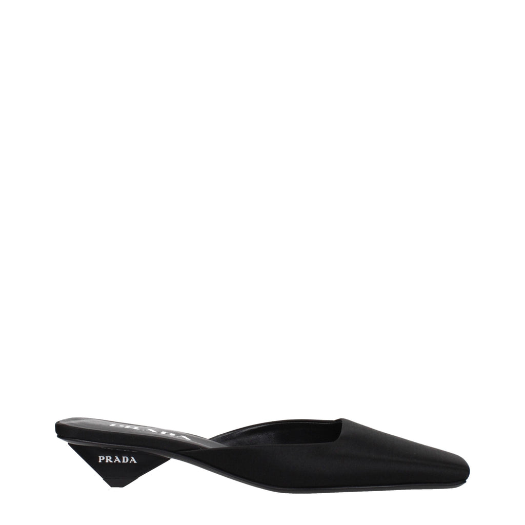 Prada Black Satin Sandals Prada